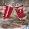 Rico Industries NFL Football Tampa Bay Buccaneers 16 oz Pint Glasses with Digitally Printed Logo, Practical Set of 2 Classic Drinking Glasses, Dishwasher Safe view 2