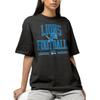 Hybrid Sports NFL Football Arch - Men's and Women's Short Sleeve T-Shirt - Size Small Detroit Lions - Black view 2