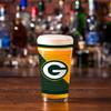 Rico Industries NFL Football Green Bay Packers 16 oz Pint Glasses with Digitally Printed Logo, Practical Set of 2 Classic Drinking Glasses, Dishwasher Safe view 3