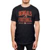 Hybrid Sports NFL - Cincinnati Bengals - Football Arch - Men's and Women's Short Sleeve T-Shirt - Size Small Cincinnati Bengals - Black view 1