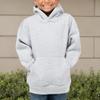 Pro Club Youth Fleece Pullover Hoodie, Heather Gray, Small view 2
