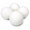 Durable Polo Ball 3" Diameter and 4.23 Ounces for Professional & Recreational Polo - Impact Resistant, Smooth Finish (Plastic) (White) (4 Pack) Made in USA view 1
