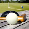 Durable Polo Ball 3" Diameter and 4.23 Ounces for Professional & Recreational Polo - Impact Resistant, Smooth Finish (Plastic) (White) (4 Pack) Made in USA view 4