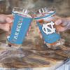 Rico Industries NCAA North Carolina Tar Heels 16 oz Pint Glasses with Digitally Printed Logo, Practical Set of 2 Classic Drinking Glasses, for Fans view 2