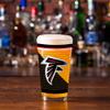 Rico Industries NFL Football Atlanta Falcons 16 oz Pint Glasses with Digitally Printed Logo, Practical Set of 2 Classic Drinking Glasses, Dishwasher Safe view 3