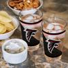 Rico Industries NFL Football Atlanta Falcons 16 oz Pint Glasses with Digitally Printed Logo, Practical Set of 2 Classic Drinking Glasses, Dishwasher Safe view 4