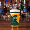 Rico Industries NCAA Michigan State Spartans 16 oz Pint Glasses with Digitally Printed Logo, Practical Set of 2 Classic Drinking Glasses view 3