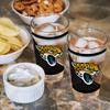 Rico Industries NFL Football Jacksonville Jaguars 16 oz Pint Glasses with Digitally Printed Logo, Practical Set of 2 Classic Drinking Glasses, Dishwasher Safe view 4