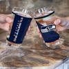 Rico Industries NFL Football Seattle Seahawks 16 oz Pint Glasses with Digitally Printed Logo, Practical Set of 2 Classic Drinking Glasses, Dishwasher Safe view 2