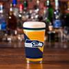 Rico Industries NFL Football Seattle Seahawks 16 oz Pint Glasses with Digitally Printed Logo, Practical Set of 2 Classic Drinking Glasses, Dishwasher Safe view 3