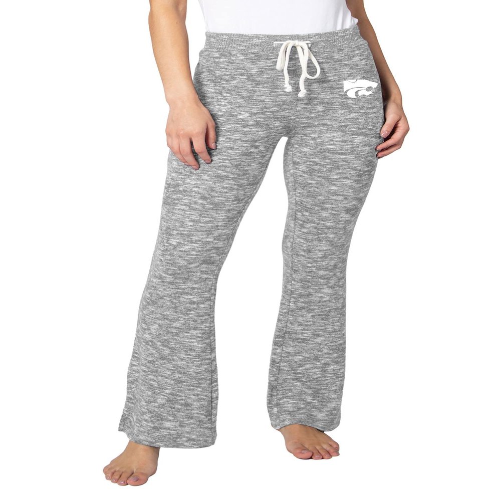 Chicka-d Women's Comfy Flare Pants Heather Grey