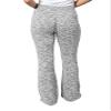 Chicka-d Women's Standard Comfy Flare Pants, Heather Grey, Medium-Large view 3