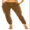 Double Denim January 5th High Waisted Cargo Joggers Pants for Women  Baggy Fleece-Lined Casual Sweatpants with Pockets Streetwear SCP-2049 Leopard Camel 1X view 1