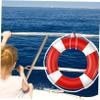 BIUDECO Life Buoy Bracket Horseshoe Holder for Boats Easy Installation Smooth Yacht Accessory for Sailors view 4