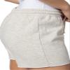 Chicka-d Women's Standard SweatShorts, Ash Grey view 4