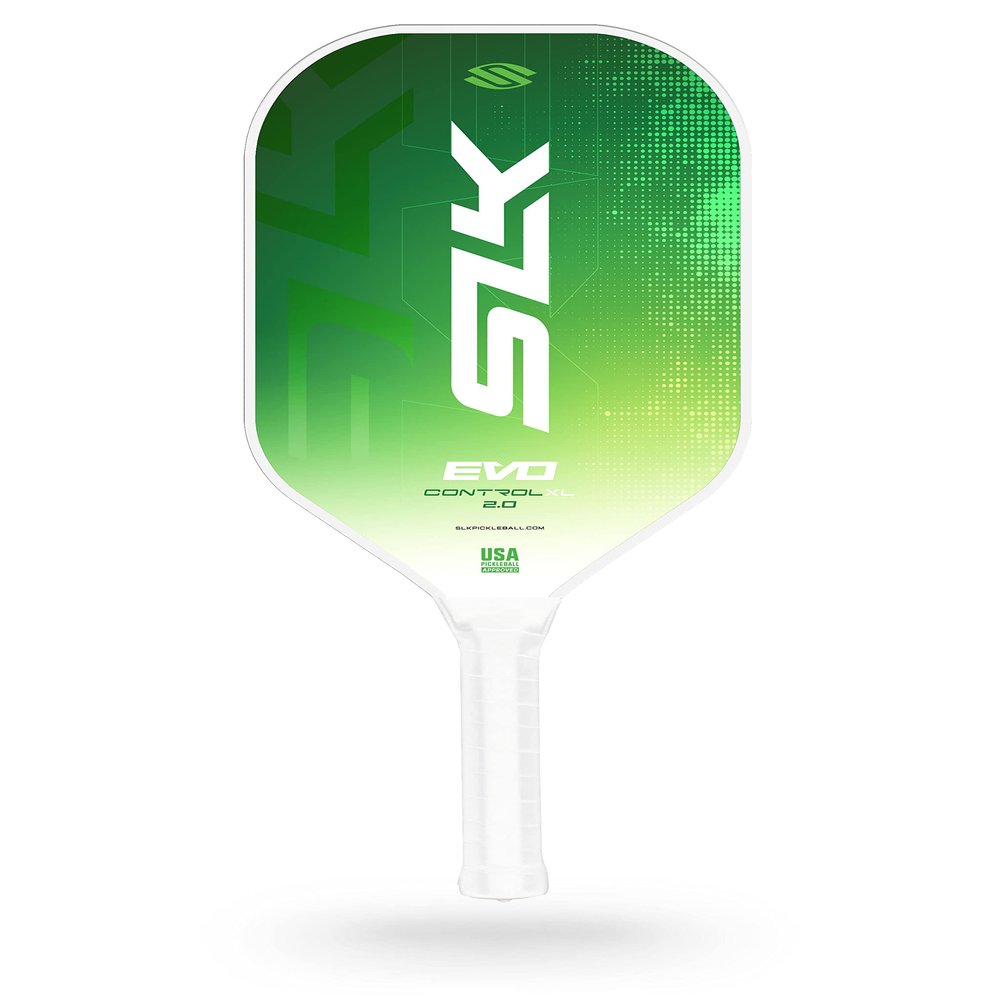 Selkirk Sport SLK Evo Control XL Pickleball Paddle | G8 Power Carbon Fiber Pickleball Paddle Face with Spinflex Surface and Rev-Control Polymer Core | Control Green XL