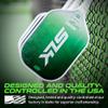 Selkirk Sport SLK Evo Control XL Pickleball Paddle | G8 Power Carbon Fiber Pickleball Paddle Face with Spinflex Surface and Rev-Control Polymer Core | Control Green XL view 3