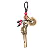 Angoily 1pc Whistle Keychain Outdoor Emergency Whistle Retro Delicate Brass Elegant Vintage Pendant Pendant Outdoor Survival Brass view 1