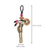 Angoily 1pc Whistle Keychain Outdoor Emergency Whistle Retro Delicate Brass Elegant Vintage Pendant Pendant Outdoor Survival Brass view 3