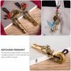 Angoily 1pc Whistle Keychain Outdoor Emergency Whistle Retro Delicate Brass Elegant Vintage Pendant Pendant Outdoor Survival Brass view 4