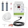 Aerator for Bait Bucket, Briidea 12 Volt Livewell Aerator Pump System with Timing Cycle Function, Dual Outlet, Designed for Use in Fresh and Salt Water to Keep Your Bait Fish Alive