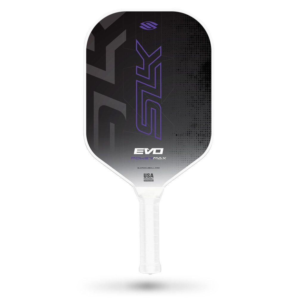 Selkirk Sport SLK Evo Power MAX Pickleball Paddle by Selkirk Sport | G9 Power Carbon Fiber Pickleball Paddle with SpinFlex Surface and Rev-Hybrid Polymer Core | Power Purple Max