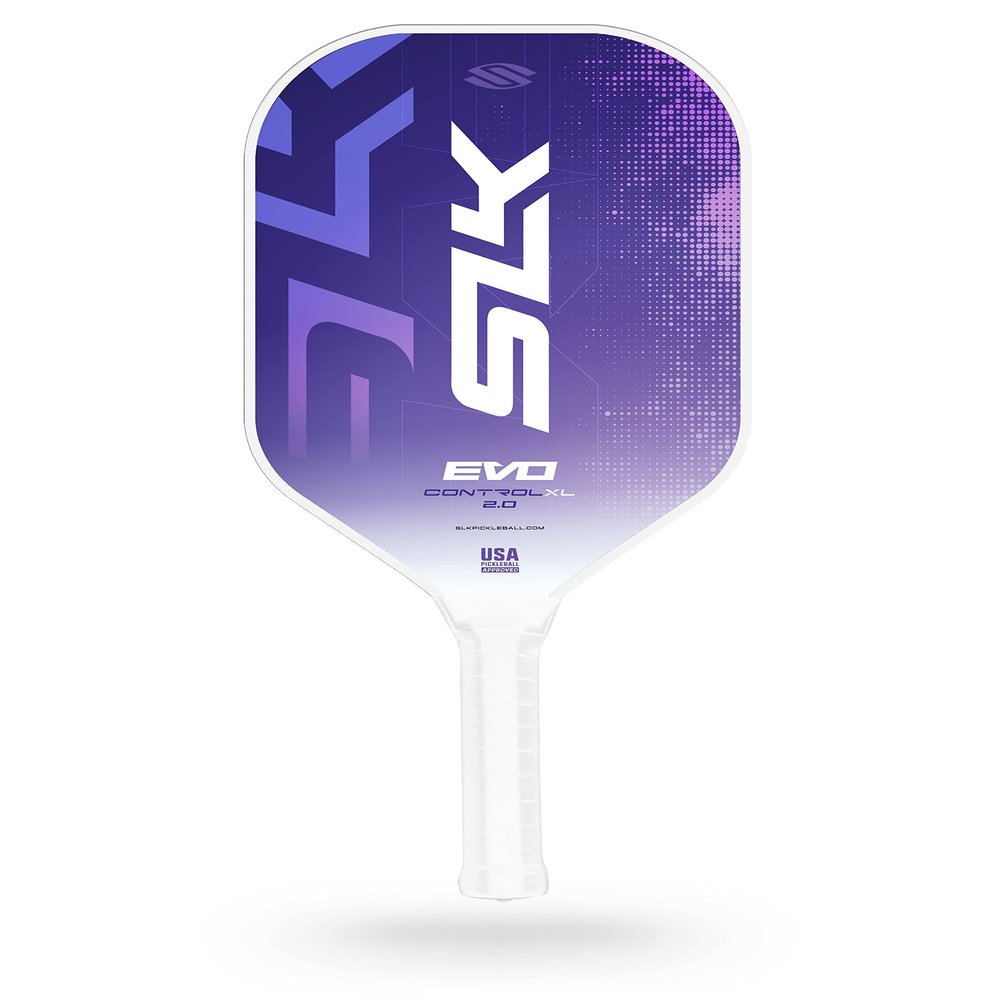 Selkirk Sport SLK Evo Control XL Pickleball Paddle | G8 Power Carbon Fiber Pickleball Paddle Face with Spinflex Surface and Rev-Control Polymer Core | Designed in The USA | Purple