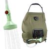 5 gallons/20L Solar Camping Shower Bag, Portable Showering Packet with Removable Hose and On-Off Switchable, Leak-Proof Design, for Camping Traveling Hiking Beach Swimming view 1