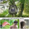 5 gallons/20L Solar Camping Shower Bag, Portable Showering Packet with Removable Hose and On-Off Switchable, Leak-Proof Design, for Camping Traveling Hiking Beach Swimming view 2
