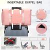 Dec-Mec Gym Bag for Women and Men with Shoes Compartment, Small Duffel Bag for Sports,Travel, Carry On Weekender Overnight Bag for Plane Gym Tote Bags Swimming Yoga Hospital Holdalls view 3