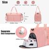 Dec-Mec Gym Bag for Women and Men with Shoes Compartment, Small Duffel Bag for Sports,Travel, Carry On Weekender Overnight Bag for Plane Gym Tote Bags Swimming Yoga Hospital Holdalls view 4