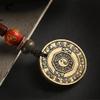 qbodp Chinese Zodiac Keychain,Feng Shui Bagua Good Luck Bead,Car Key Pendant Aesthetics Ornament Keychain Accessories Bag Wallet Decoration Pendant,Pig view 2