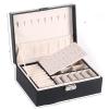 ARROIO Large capacity multi-layer jewelry storage box black view 1