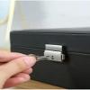 ARROIO Large capacity multi-layer jewelry storage box black view 3
