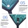 BINOXY Lightweight Survival Camping Tarp,Waterproof,Makes A Great Backpacking Tarp Or Hammock Shelter,Survival Bracelet Included (Color : Gray, Size : 360 * 290cm) view 4