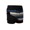 MADHERO Mens Swim Trunks with Compression Liner 2 in 1 Quick Dry Swimming Shorts Swimwear Striped Size L view 1
