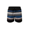 MADHERO Mens Swim Trunks with Compression Liner 2 in 1 Quick Dry Swimming Shorts Swimwear Striped Size L view 4