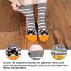Artfasion Non Slip Socks for Women: Grip Novelty Dog Non Skid Ladies Funny Anti Slip Grippy Socks 5 Pairs for Pregnant Seniors Hospital Yoga Pilates 5-9 view 2