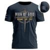 NAZENTI Personalize Shirt For Papa - Custom Papa Shirt With Kid Name, Customize Papa Shirt For Men, Funny Shirt Gifts Print Sleeve, Fathers Days Shirt Birthday Christmas Papa Men Of God view 3
