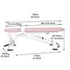 THCSY Weight Bench, Adjustable Workout Bench, Professional Multi-Purpose Incline Bench for Home Gym Dumbbell Barbell Bench Press and Strength Training Load 500KG(Pink) view 2