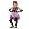 Seasons Colorful Ghostly Skeleton Costume Bones Halloween Costume for Girls (M(8-10)) view 1