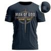 NAZENTI Personalize Shirt For Daddy - Custom Daddy Shirt With Kid Name, Customize Daddy Shirt For Men, Funny Shirt Gifts Print Sleeve, Fathers Days Shirt Birthday Christmas Daddy Men Of God view 3