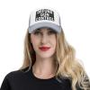 CXXYJYJ Defund Gun Control Trucker Hat Men's Women's Baseball Hats Unisex Hat Adjustable Baseball Cap Gray view 2