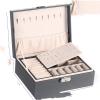 ARROIO Large capacity multi-layer jewelry storage box grey view 1