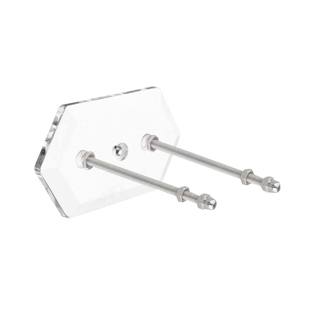 SEIWEI Skateboard Wall Mount Skateboard Hanger for Skateboard Deck Display and Storage, Floating Effect, Clear
