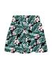 Hedmy Girls Swim Mini Swim Skirts Quick Dry Elastic Waist Bikini Bottoms UPF 50+Sun Protection Swim Dress Pink Lily 10 Years view 1