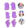 1 Set 6pcs Helmet Bike Knee Pads for Wrist Guards for Roller Skating Cycling Knee Guard Sports Knee Cap Bicycle Gear Protective Gear Protector Elbow Pads view 2
