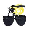 JTLB Portable Swimming Arm Strength Trainer, Bands with Sliding Handles Professional Swimming Exercise Bands with Storage Bag (Yellow) view 3