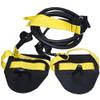 Portable Swimming Arm Strength Trainer, Bands with Sliding Handles Professional Swimming Exercise Bands with Storage Bag (Black) view 3