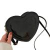 AIBEARTY Women Cute Love Heart Shaped Handbags Girls Fashion PU Leather Crossbody Bag Shoulder Purse view 2